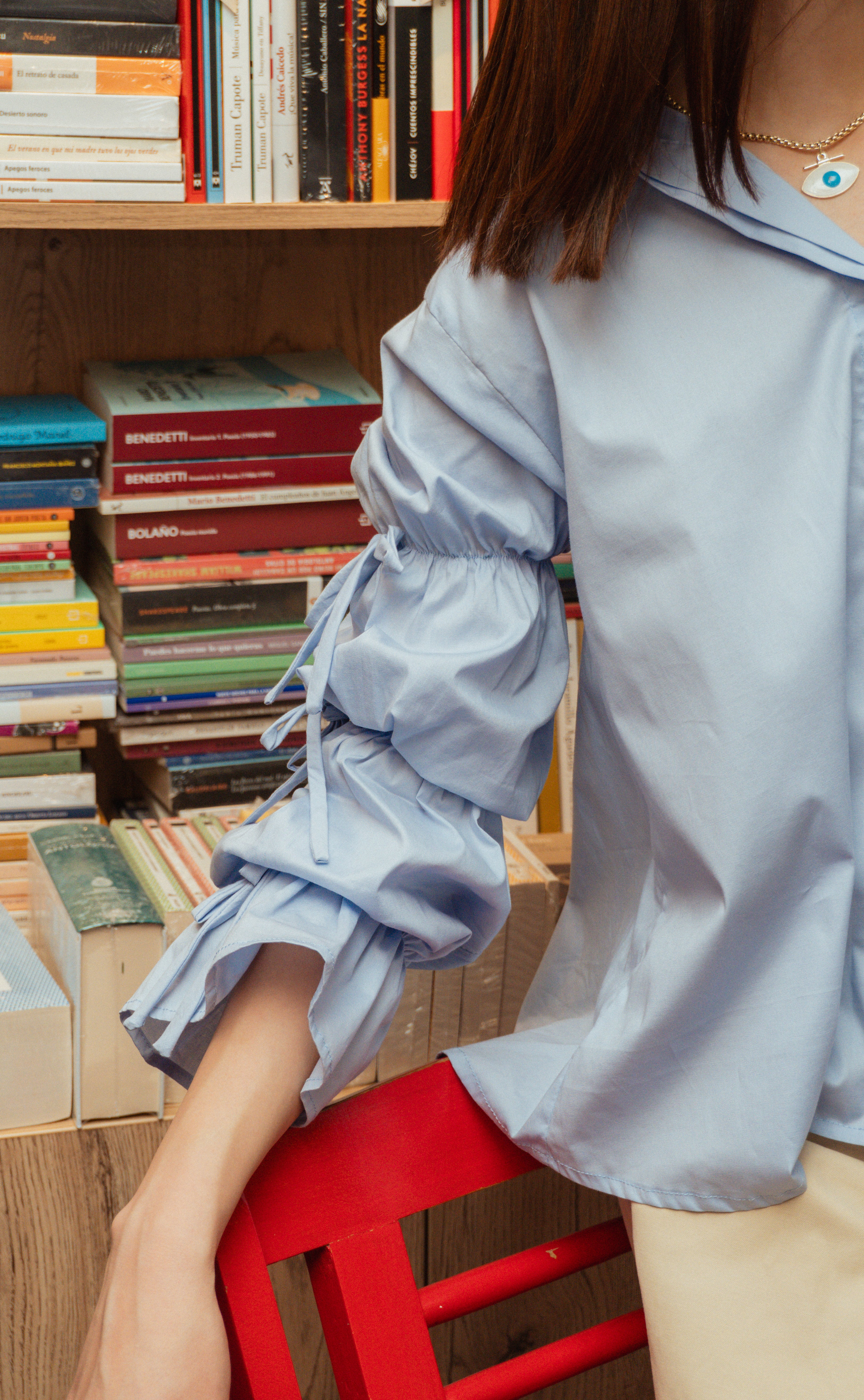 COTTON BLUE SHIRT